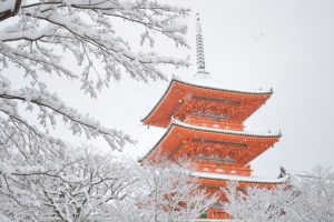 2017　雪の京都　清水寺