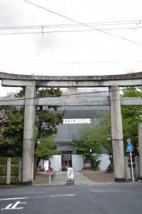 八坂神社の南鳥居/Main gate of Yasaka shrine