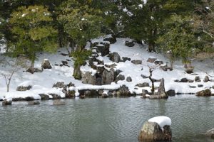 【2017】　京都の雪景色　天龍寺