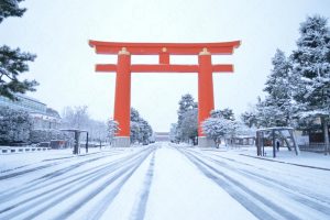 2017　雪の京都　平安神宮