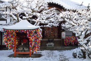 2017　雪の京都　八坂庚申堂