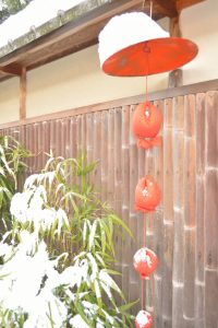 2017　雪の京都　くくり猿