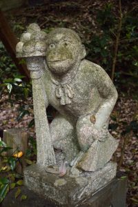 大豊神社の狛猿