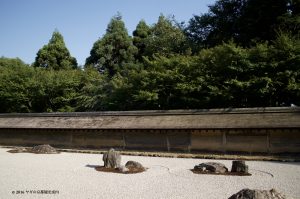 夏の龍安寺石庭