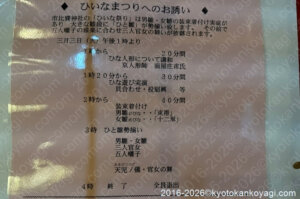 ひいなまつり2026時間