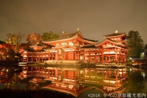 平等院鳳凰堂夜景