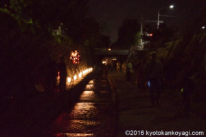 京の七夕　かがり火