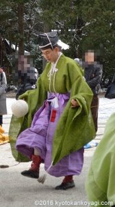 下鴨神社の蹴鞠はじめ