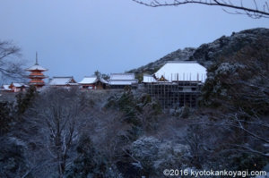 清水寺雪景色