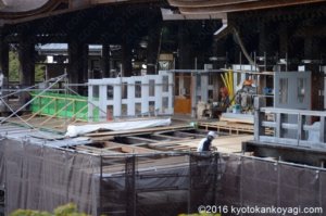清水寺舞台工事2020年8月