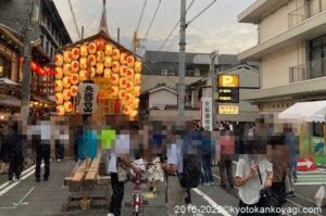 祇園祭2022後祭混雑状況