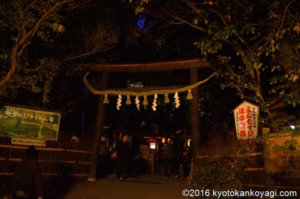 野宮神社ライトアップ