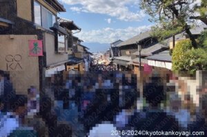 京都混雑状況2024年3月