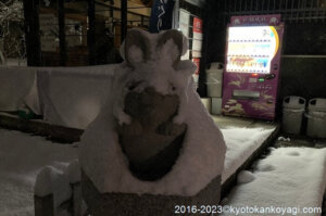 京都の雪2023年1月25日